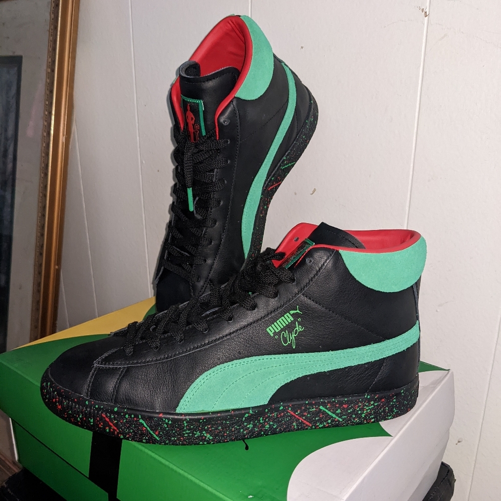 Puma Clyde Mid "Elf" sz 10